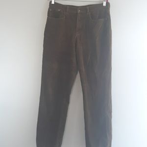 Ralph Lauren Brown Vintage Style Corduroy Pants